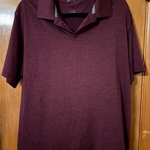 Source Unknown Deep Burgundy Polo Shirt